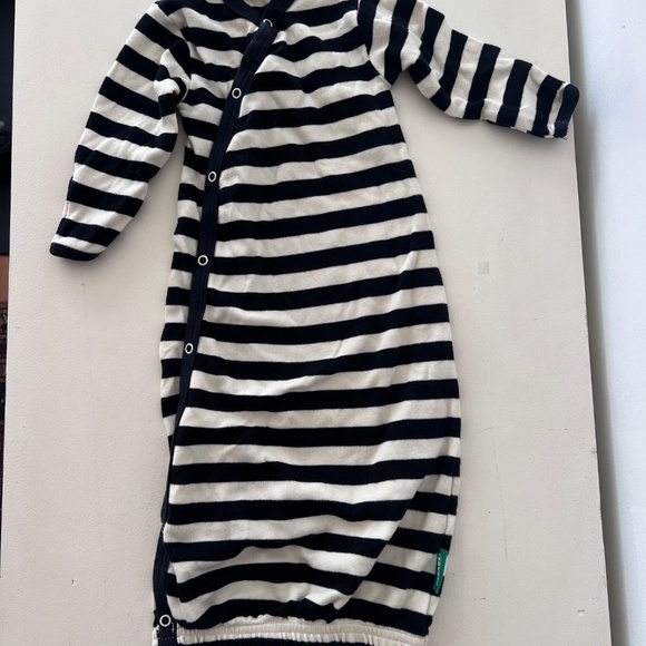 Parade Organic Sleep gown gender neutral striped sleep sack 3-6 months - Picture 2 of 4